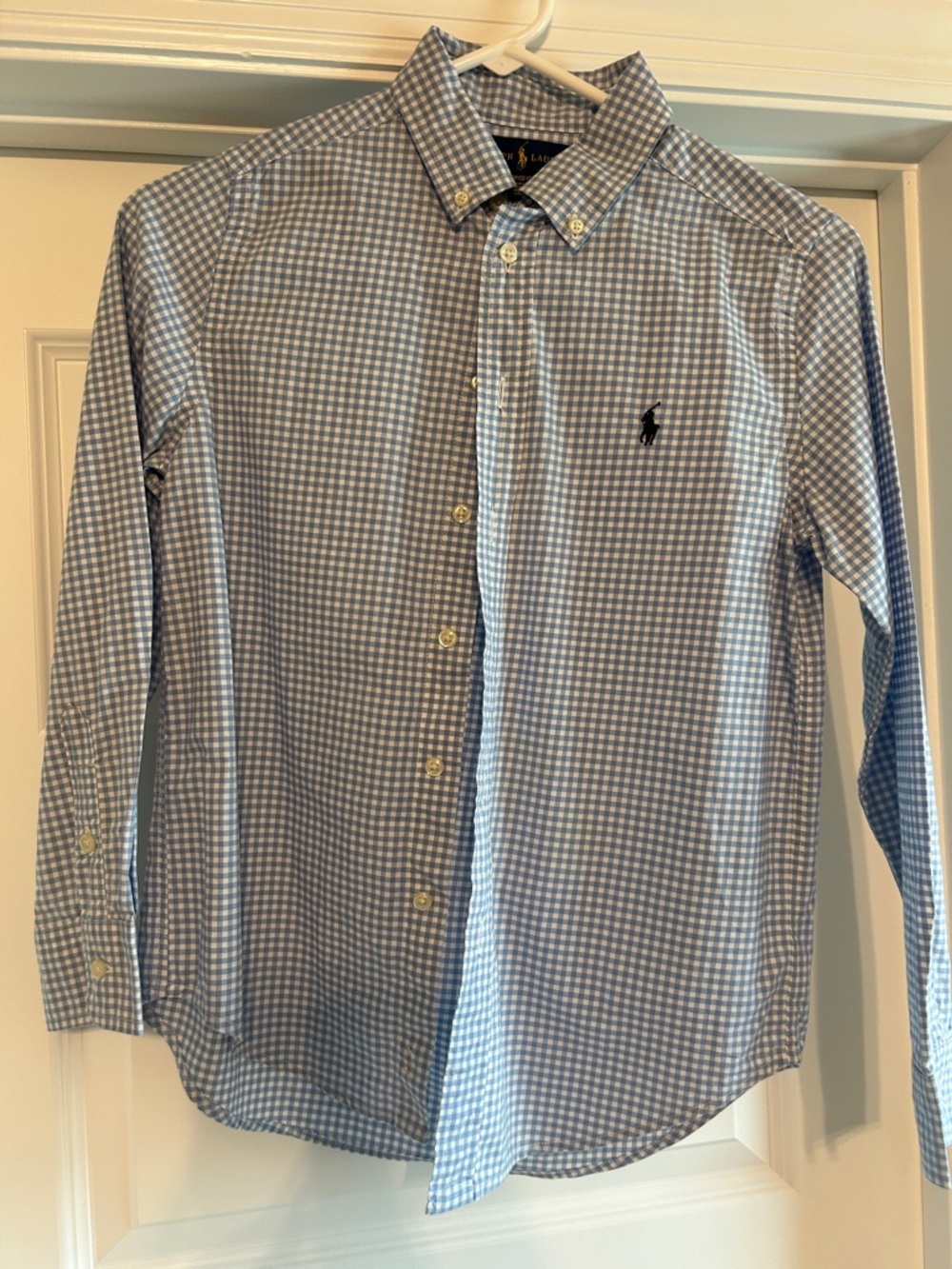 Polo by Ralph Lauren Light Blue Gingham Button-Down Shirt